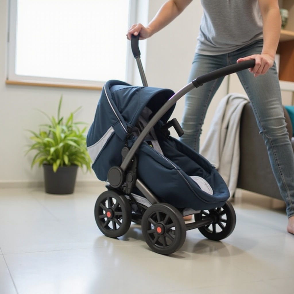how do you open an evenflo stroller