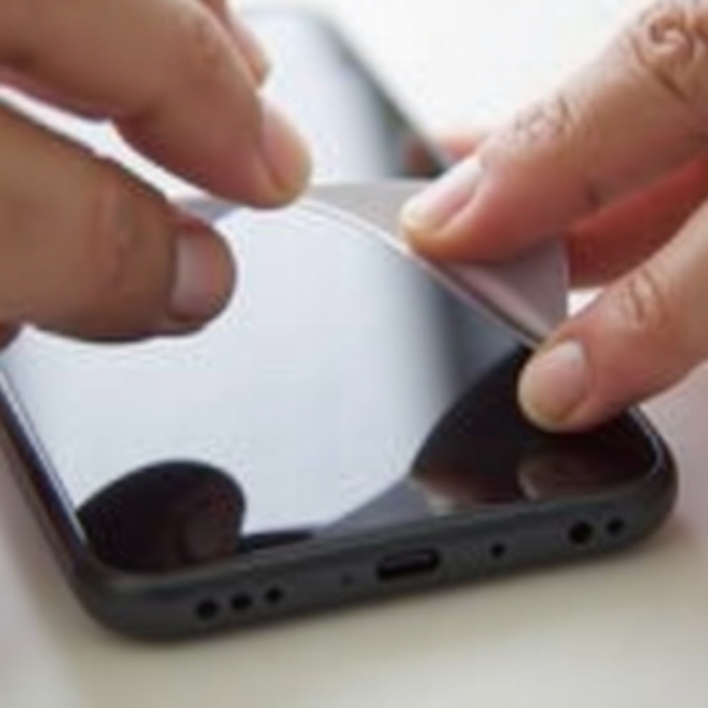 how to remove cell phone screen protector