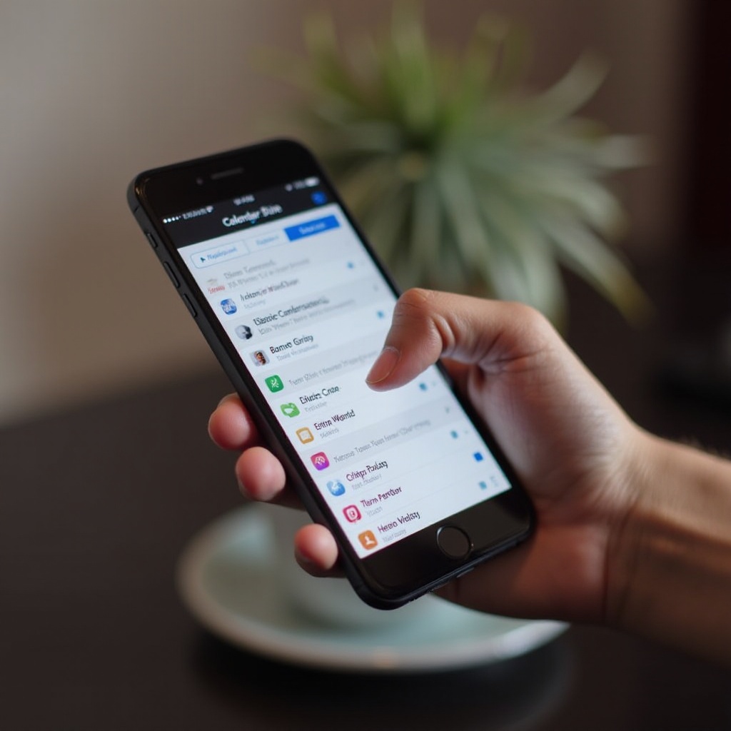 how do you share events on iphone calendar